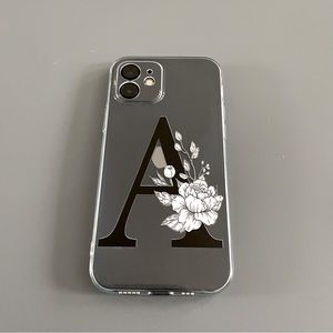 Floral Letter “A” - iPhone 12/12 Pro Case